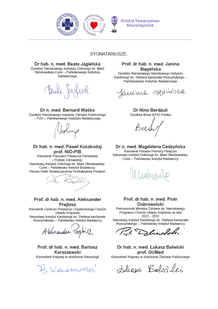Światowy Dzień Bez Tytoniu List Otwarty